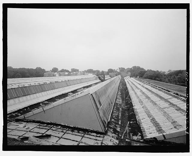 Ford Alexandria Plant FROM ROOF OF ADMINISTRATION BUILDING, LOOKING WEST AT ROOF OF SERVICE BUILDING
