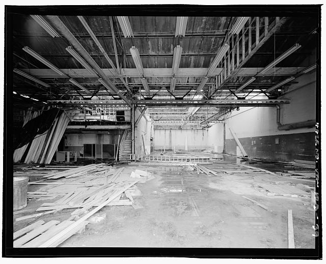 Ford Alexandria Plant INTERIOR, SERVICE BUILDING, LOOKING NORTH IN ROOM PARTITIONED AT SOUTHWEST CORNER OF BUILDING