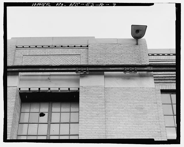 Ford Edgewater Assembly Plant NORTH PAVILION DETAIL, WEST FACADE, TO EAST