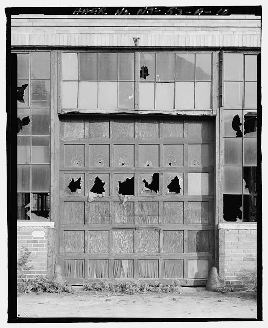 Ford Edgewater Assembly Plant REPLACEMENT DRIVE-IN DOOR, WEST FACADE, TO SOUTHEAST