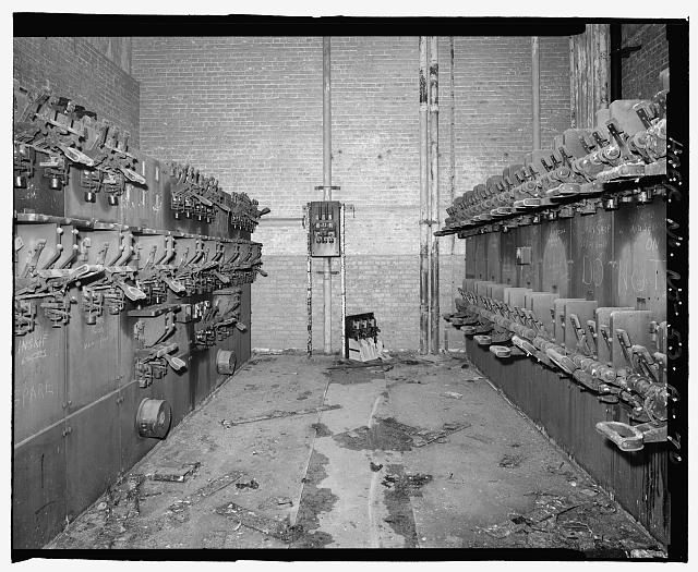 Ford Edgewater Assembly Plant SECOND FLOOR, SWITCHBOARD ROOM INTERIOR, BAY 44/1 NORTH, TO NORTHEAST