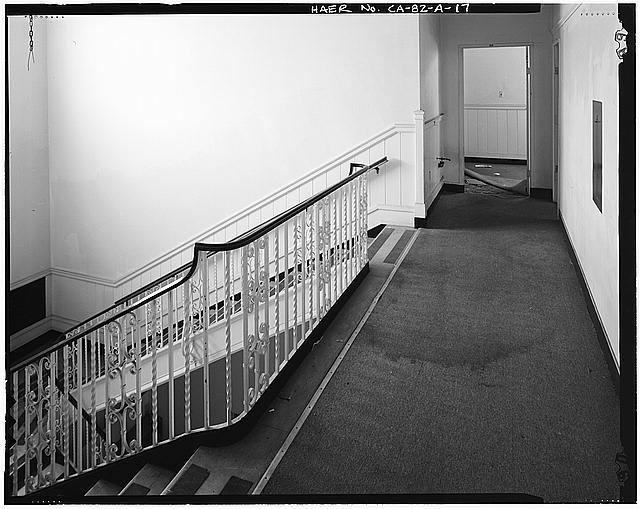 Ford Long Beach Assembly Plant HEAD OF STAIRCASE, SECOND FLOOR, ADMINISTRATIVE OFFICES. VIEW TO SOUTH-SOUTHEAST. 