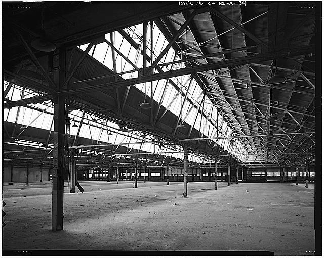 Ford Long Beach Assembly Plant OVERALL VIEW TO EAST-NORTHEAST OF ASSEMBLY AREA. 
