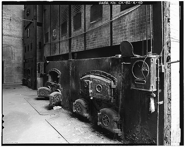 Ford Long Beach Assembly Plant BOILER FIREBOX DOORS. VIEW TO SOUTHEAST. 