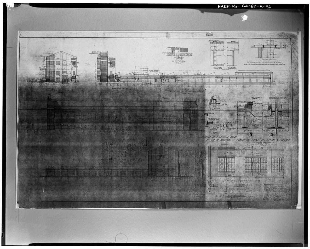 1927/1929, ASSEMBLY BUILDING; FORD MOTOR COMPANY; NORTH, EAST, AND SOUTH ELEVATIONS 