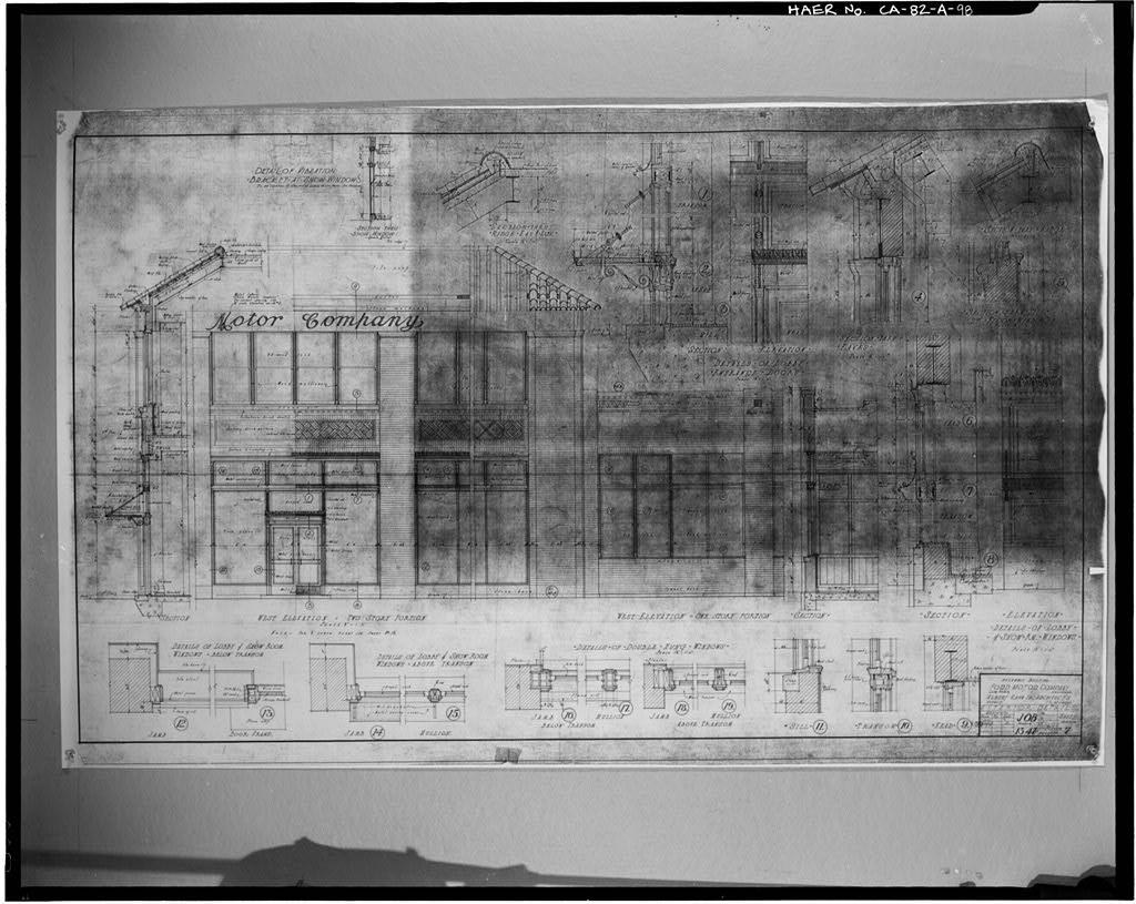 1927/1929, ASSEMBLY BUILDING; FORD MOTOR COMPANY; EXTERIOR DETAILS
