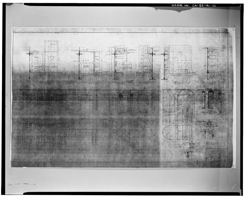 1927, ASSEMBLY BUILDING; FORD MOTOR COMPANY; TOILET-SECTION AND DETAILS