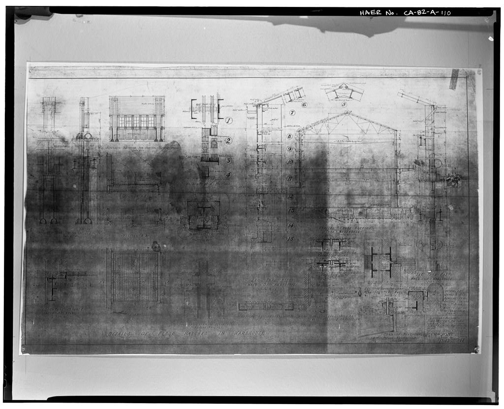 1927, ASSEMBLY BUILDING; FORD MOTOR COMPANY; WAREHOUSE SECTION AND DETAILS