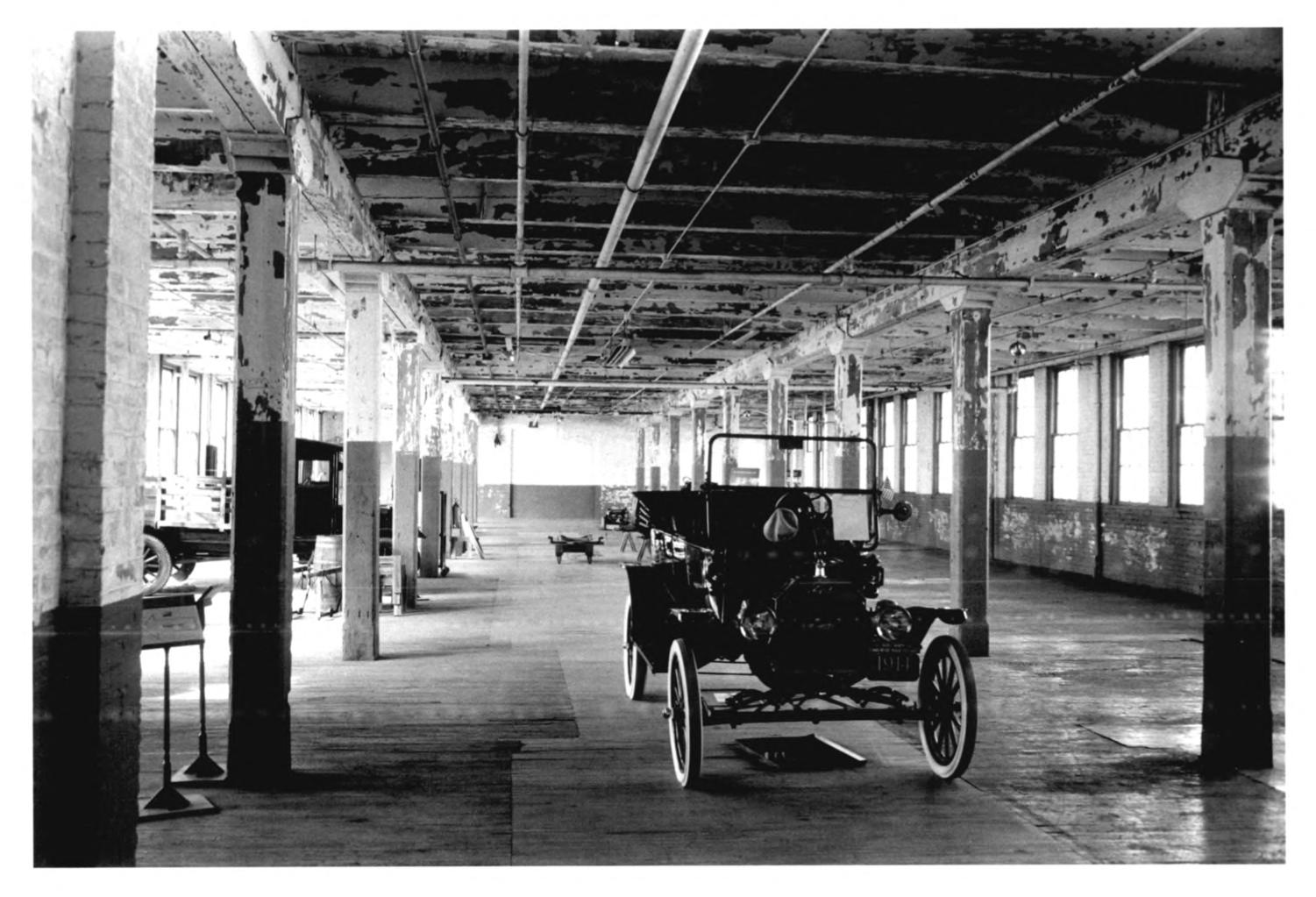 Ford Piquette Avenue Plant Interior second story looking northwest