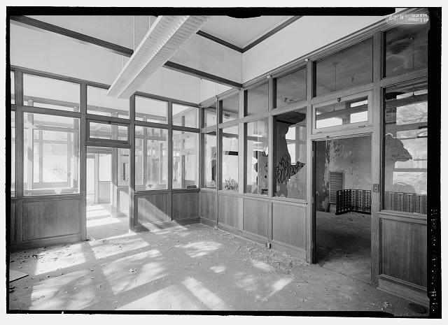 Ford Richmond Assembly Plant VIEW TO NORTHEAST FROM WITHIN SERVICE OFFICE. THROUGH DOOR IS LEFT IS DISTRIBUTOR OFFICE; THROUGH DOOR TO RIGHT IS WAITING ROOM AND STAIRS TO FIRST FLOOR.