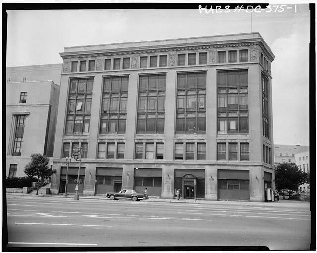 Ford Building Washington DC PENNSYLVANIA AVENUE (SOUTH) ELEVATION