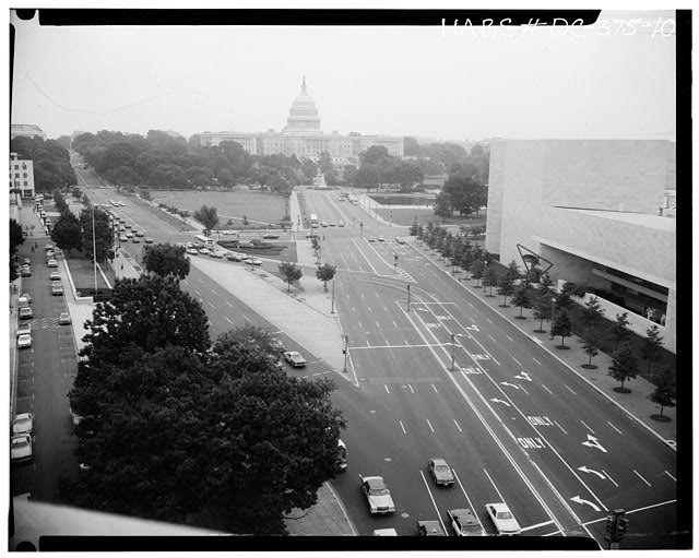 Ford Building Washington DC VIEW FROM ROOF LOOKING EAST 